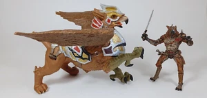 Figura de fantasía Papo Flying Griffin Gryphon 2010 con Birdman Rider. - Imagen 1 de 20