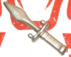 GI Joe Weapon Storm Shadow v11 Valor Silver Knife Dagger 2004 Original Accessory