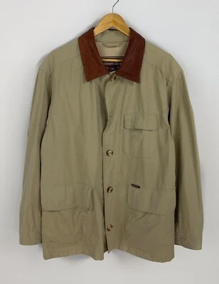 Rare Vintage MARLBORO CLASSICS Leather Collar Casual Outdoor Parka Jacket Large - Image 1 of 4
