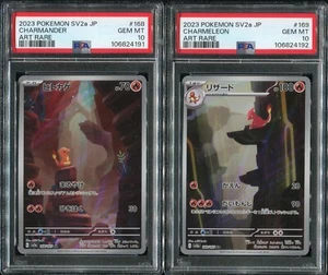SEQUENTIAL Charmander Charmeleon PSA 10 Japanese Pokemon Card 2023 168 169 151 - Picture 1 of 2