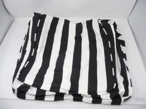 Pottery Barn Kids May baby Desk chair Slipcover white and black stripe - Picture 1 of 3