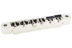 USA Tune-o-Matic Bridge wired ABR-1 Nickel for Gibson® guitars - BRIDGE ONLY - Picture 1 of 3