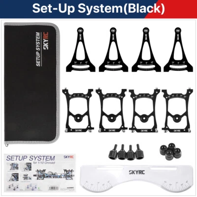 SkyRC Chassis Setup System For 1/10 RC Touring Car Camber Caster Toe Gauge - Image 1 of 4