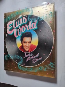 Elvis' World by Michael & Jane Stern (1987 Hardcover) Dustcover 1st Edition VTG - Foto 1 di 9