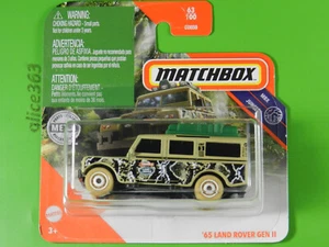 Matchbox 2020 - '65 Land Rover GEN II - MBX Jungle - 63 - nuovo in confezione originale - Foto 1 di 1