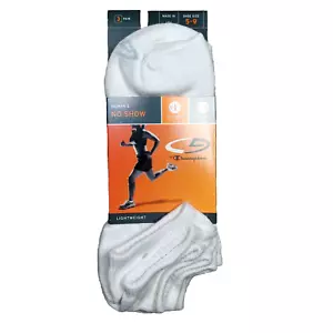 Champion - Women's 3-pack No Show Socks - White - Lightweight, Stretch - Picture 1 of 7