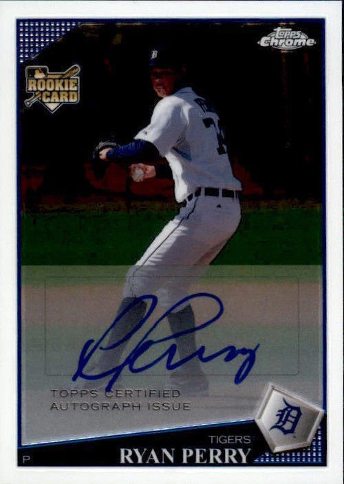 2009 Topps Chrome #225 Ryan Perry Rookie Auto (ref 7496) - Image 1 of 1