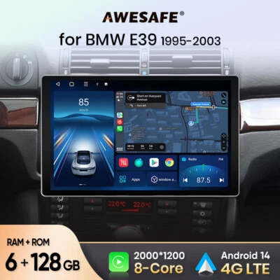 Für BMW E39 E53 X5 5er 1999-2005 128G Android 13 Autoradio CarPlay GPS Navi DE - Bild 1 von 4