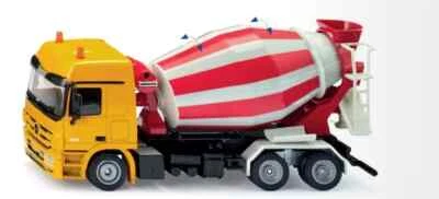 SIKU 1:50 DIE CAST CAMION BETONIERA MERCEDES ACTROS  MIXER TRUCK LIEBHERR  3539 - Immagine 1 di 2