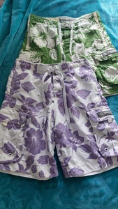 Mens Abercrombie and Fitch beach shorts SMALL (30) Two Pairs FREE POSTAGE - Picture 1 of 9