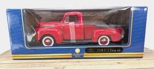 American Mnt 50th Anniversary 1948 Ford F-1 Pickup Truck Die Cast Metal 1:18 RED - Picture 1 of 7