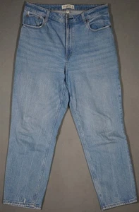 XA15463 **ABERCROMBIE** VAQUEROS AZULES CURVE LOVE HIGH RISE THE MOM FIT MUJER talla 30 - Imagen 1 de 6