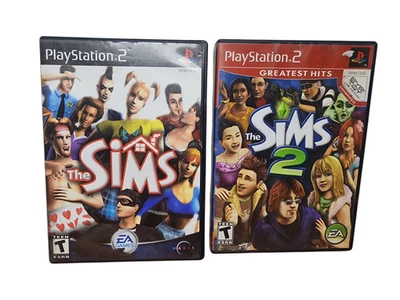 The Sims & The Sims 2 Greatest Hits PlayStation 2 Video Game Bundle - Image 1 of 4