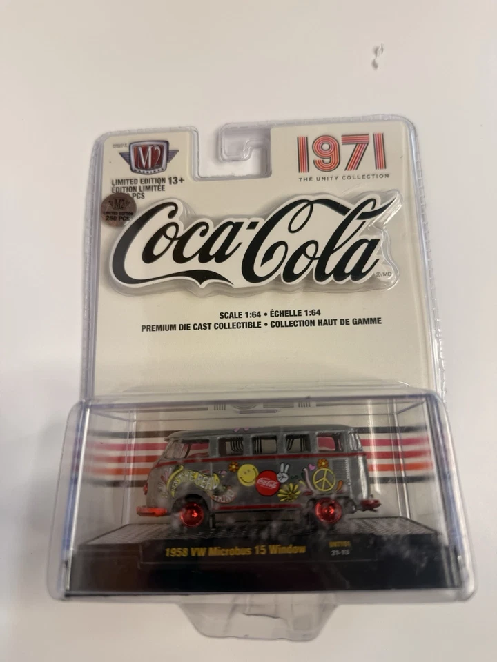 M2 1958 VW Microbus 15 Window Coca-Cola Super Raw Chase 1 of 250 – Ultra Rare - Image 1 of 4