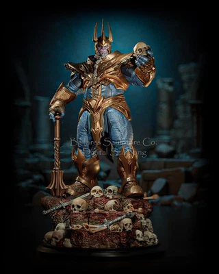 Kit modelo estatua escultura resina Thanos King sin pintar/sin montar Foto 1 de 3