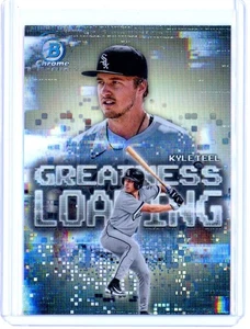 Kyle Teel 2025 Bowman Chrome Refractor Greatness Loading # White Sox Rookie B004 - Picture 1 of 2
