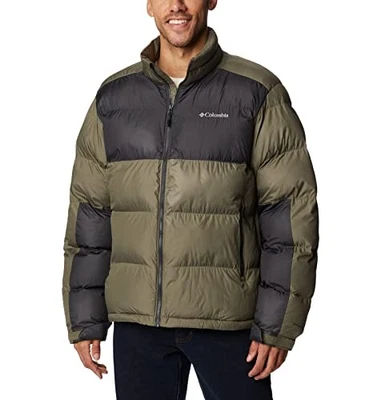 COLUMBIA MEN'S PIKE LAKE II JACKET - SIZE: MEN M - STONE GREEN/SHARK - Image 1 of 4