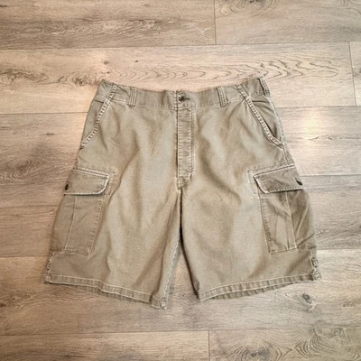 Pantalones Cortos de Carga Abercrombie Fitch Para Hombres Talla 38 Caqui Tostado Verano Y2K 10 pulgadas entrepierna Foto 1 de 4