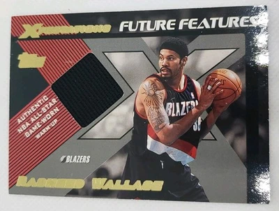 2001-02 Topps Xpectations Rasheed Wallace Future Features Jersey Blazers NM - Image 1 of 2