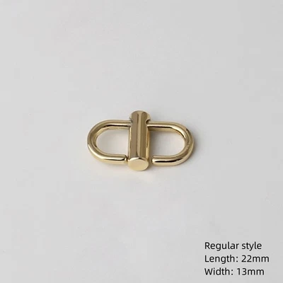 5pcs Bag Chain Strap Adjustable Buckle Handbag Handle Length Change Metal Hook - Image 1 of 4