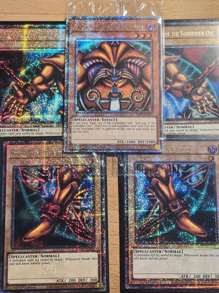 EXODIA THE FORBIDDEN ONE ● FULL SET ● TN23+MP24 ● QUARTER CENTURY - SEALED - Image 1 of 1