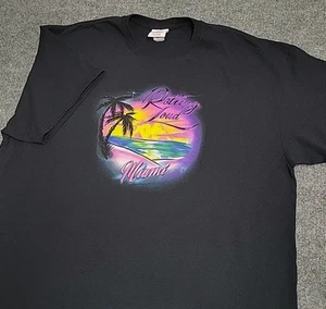 Rolling Loud Shirt Mens XXL Black Neon Airbrush Miami Kappa Crew Neck T - Picture 1 of 8