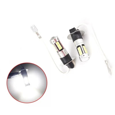 Fog Light Dustproof Parts Waterproof White 100W 2pcs.H3 LED 6000K Bulbs - Image 1 of 4
