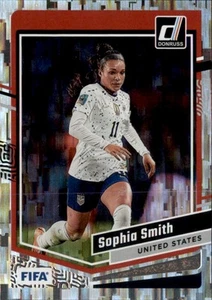 2023-24 Panini Donruss FIFA - Sophia Smith #66 lámina de plata - Imagen 1 de 2
