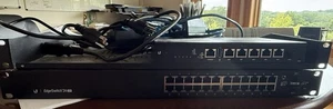 Ubiquiti EdgeRouter 6P + EdgeSwitch 24 Lite – wysokowydajny pakiet sieciowy - Zdjęcie 1 z 1