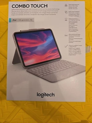 Logitech - Combo Touch Keyboard and Trackpad Case for Apple iPad 10th Gen , A16 - Image 1 of 2