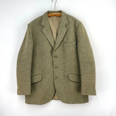 Christopher Dawes Derby Tweed Jacket Mens 44R Green Shooting Hacking Country - Image 1 of 4