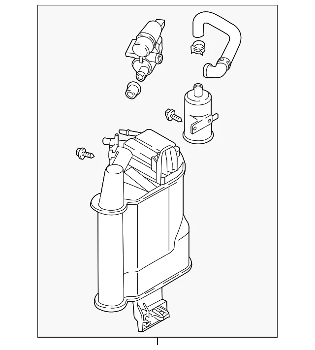 Genuine Volkswagen Vapor Canister 5Q0-201-797-Q
