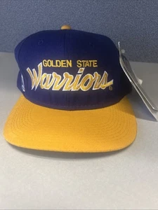 Vintage Golden State Warriors Sport Specialties Schrift Wolle Neu mit Etikett tailliert 7 1/8 - Bild 1 von 12