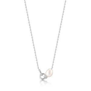 Ania Haie Silver Pearl Link Chain Necklace - Picture 1 of 6