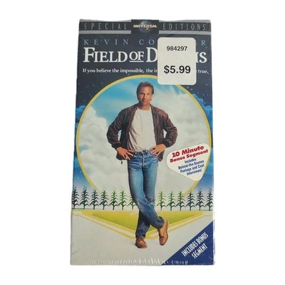 Field Of Dreams VHS Tape NEW SEALED Kevin Costner Ray Liotta James Earl Jones - Image 1 of 4