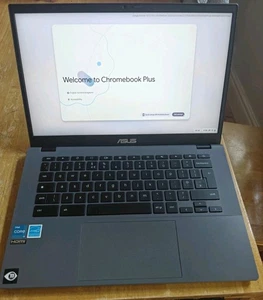 ASUS CX34 14" Chromebook Plus - Intel Core i3, 256 GB U, Grey used once - Picture 1 of 5