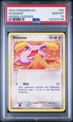 2004 Pokemon EX Hidden Legends # 82 Whismur PSA 10 Card GEM MINT! Free Ship Pop8 - Image 1 of 2
