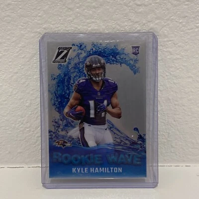 2022 Panini Zenith Rookie Wave Prizm #RW-KH Kyle Hamilton Baltimore Ravens - Image 1 of 2