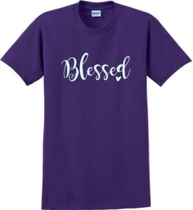 BLESSED-Thanksgiving Day T-Shirt 12 COLORS - Picture 1 of 15