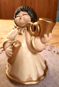 Original Bozener Engel, Thun, mit Horn ca. 15cm - Bild 1 von 9