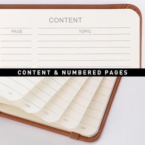 Journaling Notebooks, A5 Lined Journal Notebook with 192 Numbered Pages, 5.7'... - Picture 1 of 12
