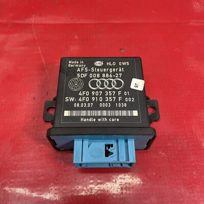 2007 AUDI A4 B7 CONV. HEADLIGHT RANGE ADJUSTMENT CONTROL MODULE 4F0910357F OEM Foto 1 de 4