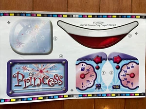 LITTLE TIKES replacement decals Cozy Coupe princess Genuine Stickers car - Picture 1 of 2