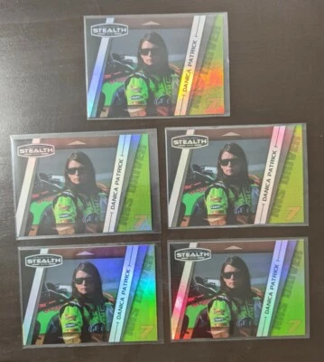2010 PRESS PASS STEALTH #41 DANICA PATRICK RC 5 CARD LOT - Image 1 of 2