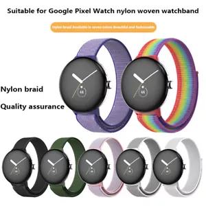 Cinturino Tessuto Nylon Cinturino Sostituzione Cinturini Per Cinturino Orologio Google Pixel - Foto 1 di 19