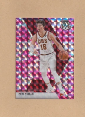 2019-20 Panini Mosaic Camo Pink - Cedi Osman #177 Cleveland Cavaliers - Image 1 of 3