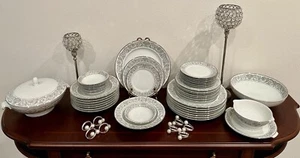 44 Pcs Rosenthal Dinnerware Set Leonardo 8 Place Setting & Serving Bowls Germany - Picture 1 of 23
