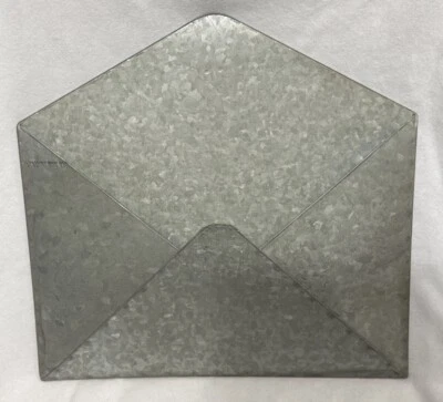 Sobre colgante montado en la pared de metal galvanizado decoración - decoración estilo rústico vintage Foto 1 de 2