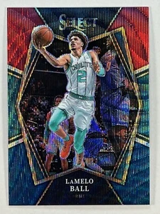 Balón LaMelo 2021-22 Panini Select - Tri-Color Prizms #185 - Imagen 1 de 2