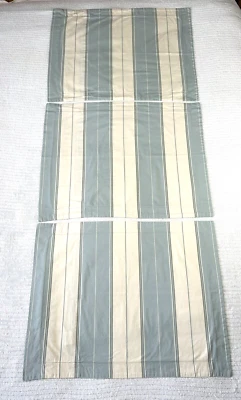 Juego de 3 fundas de almohada estándar POTTERY BARN a rayas anchas 100 % algodón orgánico Foto 1 de 4